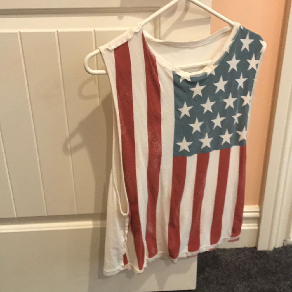 American flag shirt